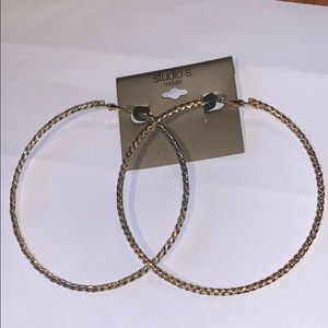 Studio S Large Gold Hoops